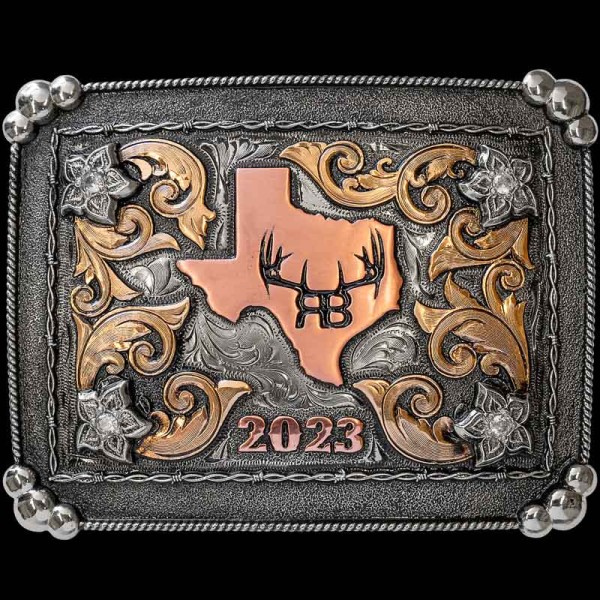 Represent your Southern Pride with the Marfa Custom Belt Buckle. Perfect for ranch brands or custom images. Customize it with your ranch brand or custom logo now!
